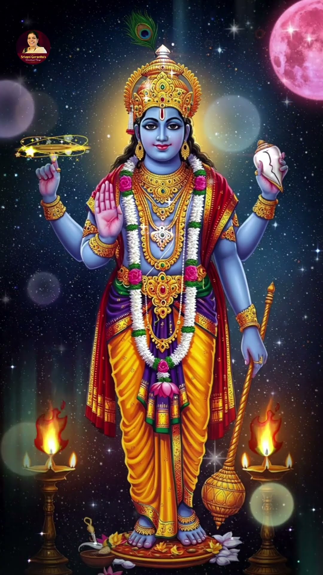 Vishnu Sahasranama Stotram | Hindi Lyrical Video | Latest Devotional Stotras | Srivani Gorantla